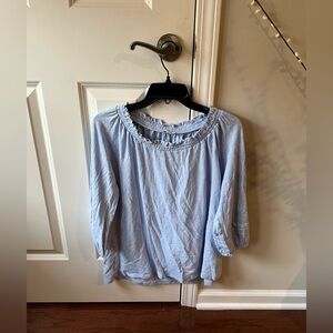 J. Jill Light Blue Women's Top Size Medium